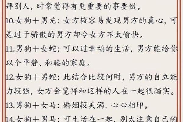 从性格角度分析属狗与属牛的婚配优缺点有哪些？