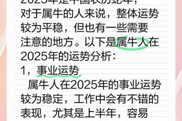 1997年属牛人2025年运势详解婚姻感情走向如何
