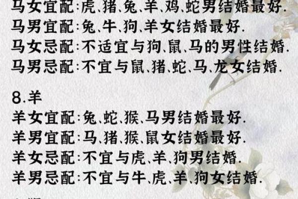 1990年属马的人最适合与哪些生肖属相结婚配对