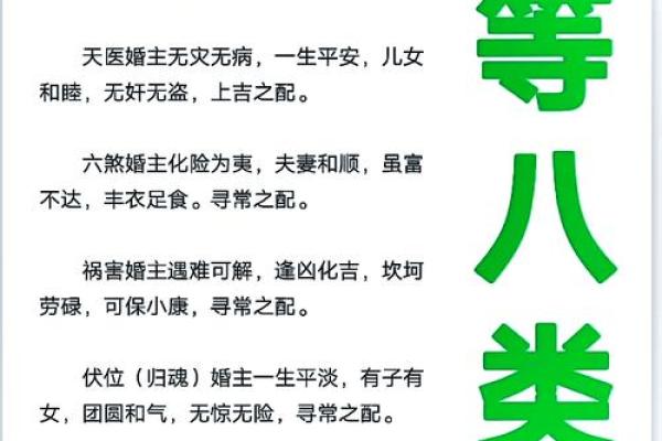 八字占卜婚姻 八字合婚口诀一览表