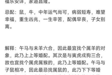 属马女和属羊男婚配是否真的天生一对？请看解析