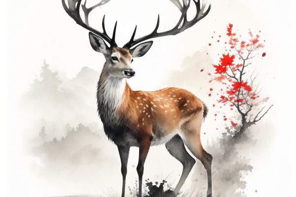 梅花鹿画适合挂在家里什么位置 梅花鹿图挂在家里哪里好