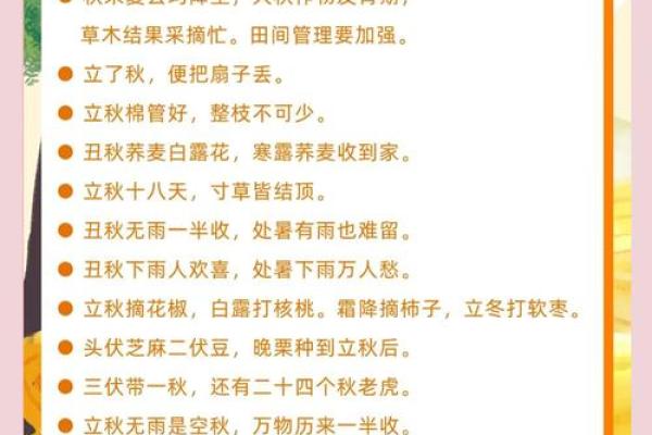 今年立秋是早立秋还是晚立秋？2024年8月7号准确时间查询