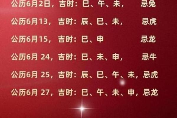 2025年提车吉日