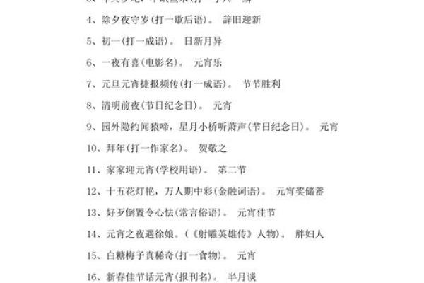 正月十五猜灯谜及答案(正月十五猜灯谜及答案是什么)
