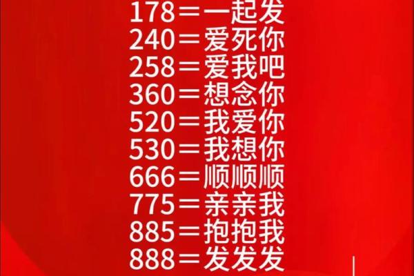 小额红包吉利数字一览表 小额红包吉利数字一览表50以内