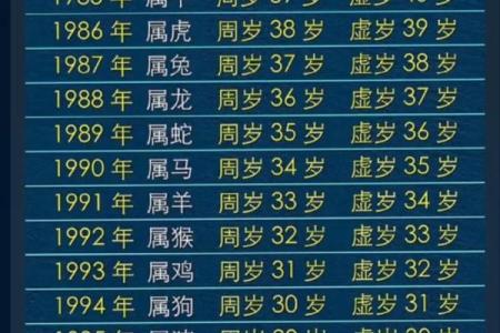 2025年属狗的人今年虚岁和周岁具体怎么计算？