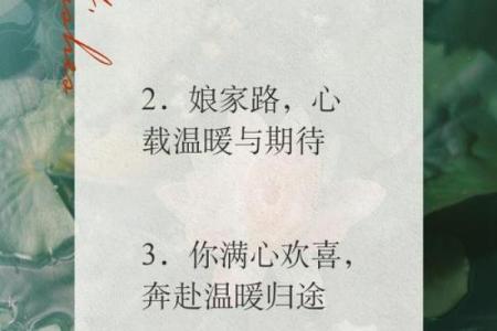 回娘家的感觉真好短句 回娘家的简短句子
