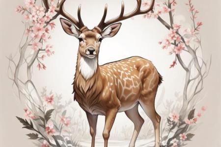 梅花鹿画适合挂在家里什么位置 梅花鹿图挂在家里哪里好