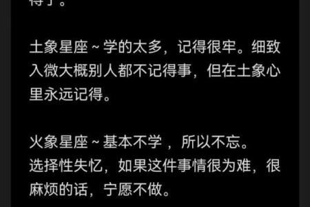 12星座记忆力排行榜