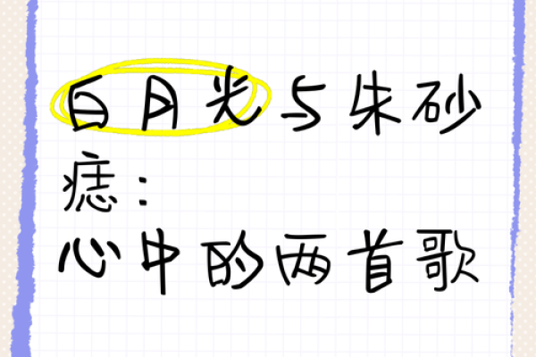 朱砂痣与白月光歌曲 朱砂痣与白月光歌曲歌词