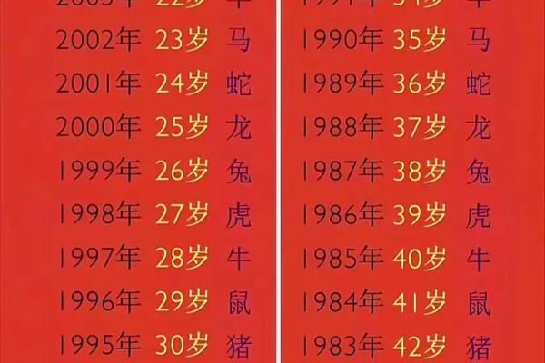 2025年属鼠的人今年多大了？详细年龄对照表