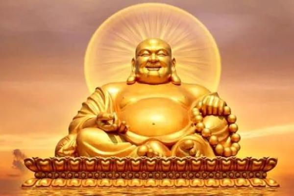 财神与弥勒佛左右摆放图 财神和弥勒佛