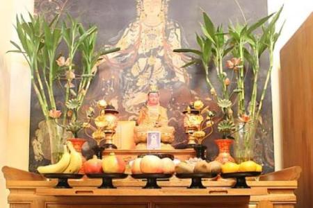 观音与财神正确摆放图 一个观音一个财神怎么摆放
