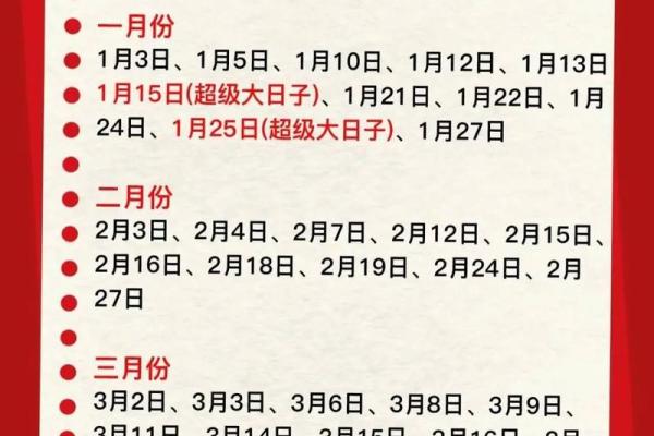 2025年农历哪几天是结婚好日子