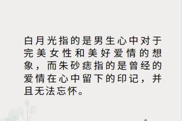 白月光和朱砂痣代表什么意思 白月光与朱砂痣学生版村里的孩儿歌词