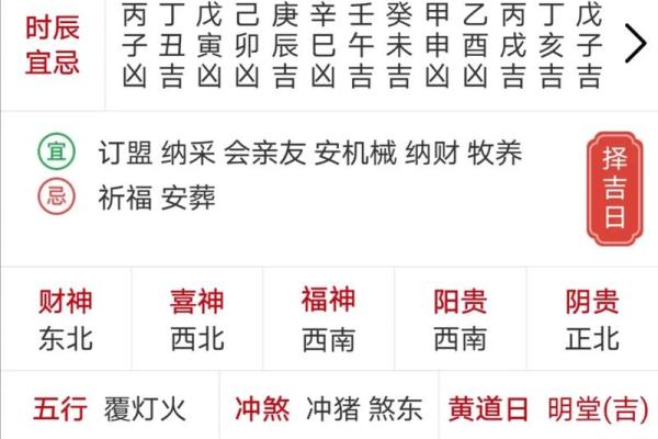 2017年黄道吉日 2017年黄道吉日一览表