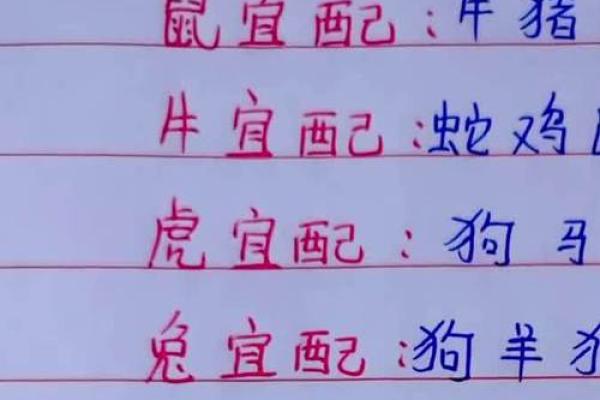 十二生肖配对表完整版，看看你和TA的属相合不合