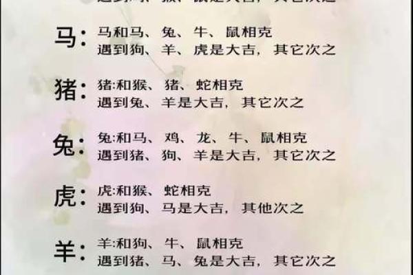 十二生肖配对表完整版，看看你和TA的属相合不合
