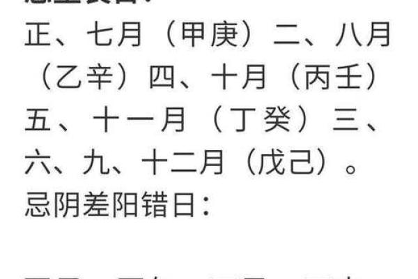 杨公忌日哪几天 杨公忌日是那几天2021年