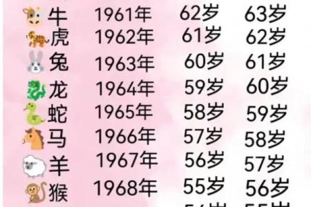 近几年的属相 近几年属相年份对照表