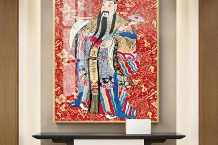 财神爷坐底应放多少钱 财神爷画放什么位置好