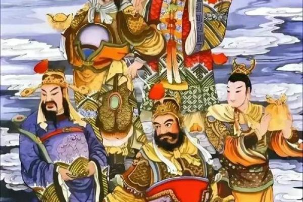 财神老君观音左右摆放图 供奉老君观音财神三位一起供奉