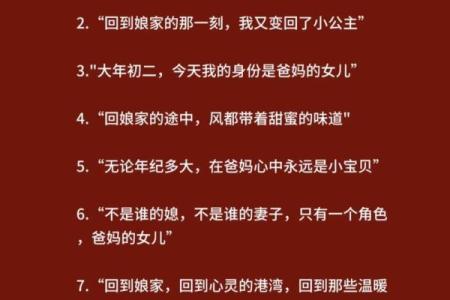 大年初三回娘家 大年初三回娘家文案
