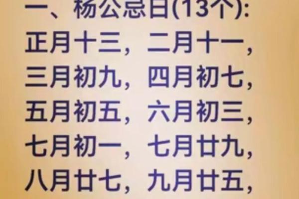 杨公十三忌日 杨公十三忌日表是按阳历还是阴历