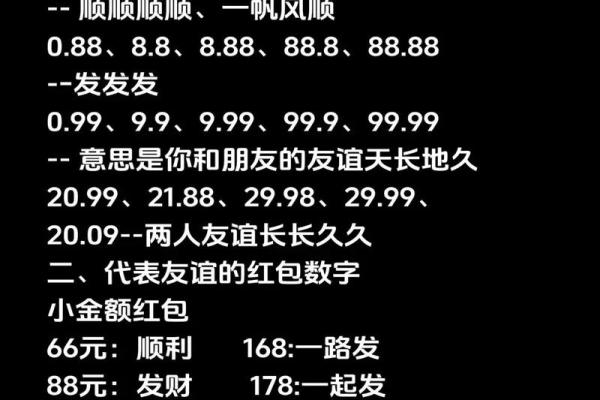红包吉利数字1一80有哪些 红包吉利数字含义