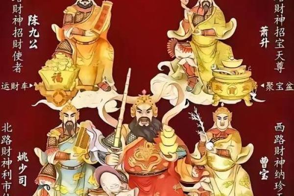 5个财神爷摆放顺序图 五个财神分别是