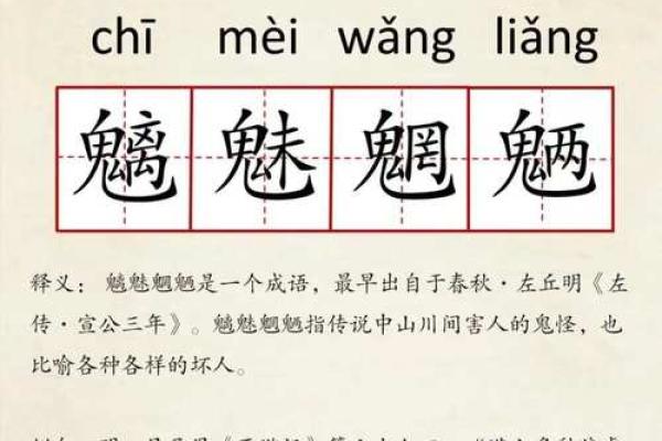 魑魅魍魉所指的生肖到底是什么？着个成语背后的传说故事解析