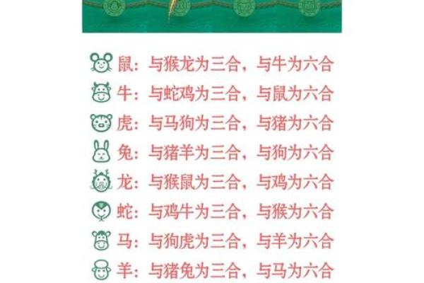 十二生肖六个合属相三合 十二生肖三合6合