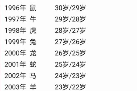 2025年属鼠的人在不同月份出生年龄计算方法是怎样的