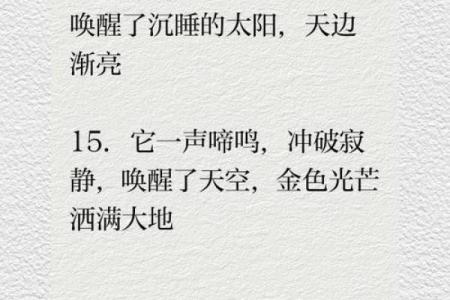 ‌司晨报晓打一生肖 → 鸡‌（雄鸡司晨，破晓啼日）