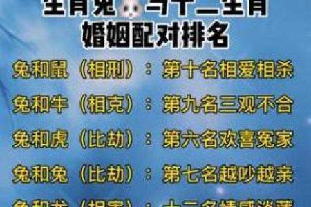 1999年属兔的属相婚配表 1999年属兔的属相婚配表图片