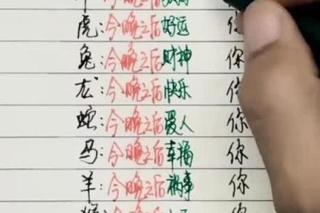 今晚必中三大生肖 今晚最准确生肖