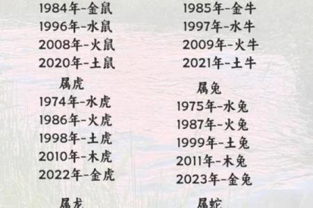 如何测算自己的五行属性 出生年份与五行对照表