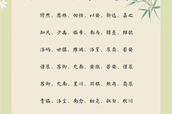 好听的二字古风名字