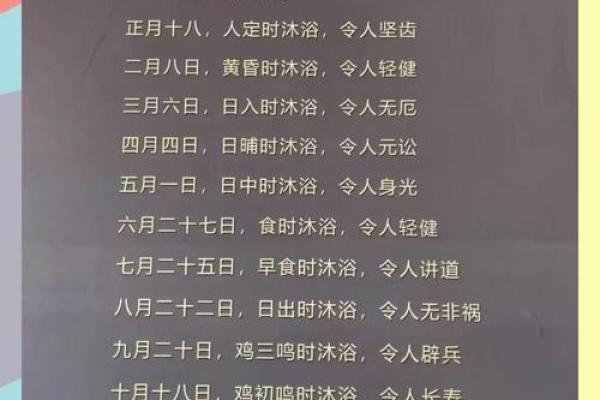 初一洗澡有什么讲究嘛