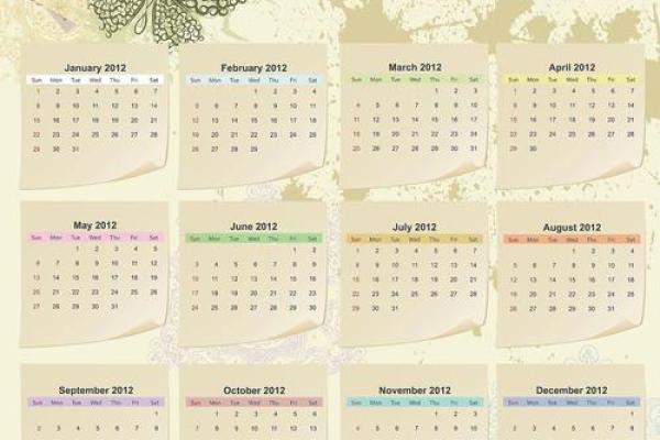 日历2012(日历2012年12月)