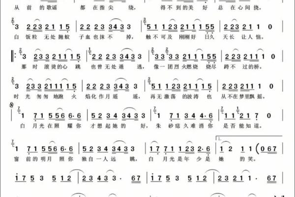 白月光与朱砂痣 白月光与朱砂痣歌曲