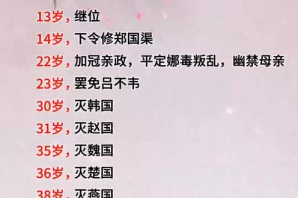 秦始皇生日是几月几日 秦始皇是什么时候出生的生日