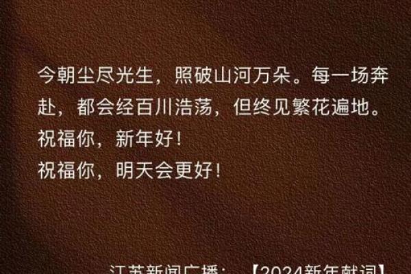 新年致辞2024金句