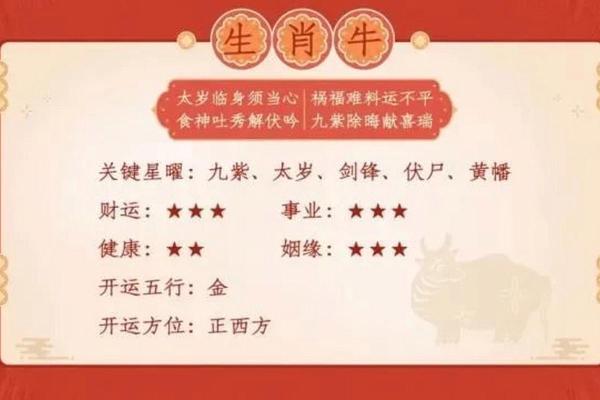 2021年属牛本命年每月运程完整版，如何化解冲太岁提升财运
