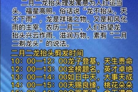 龙抬头理发的寓意(龙抬头理发的寓意是什么)