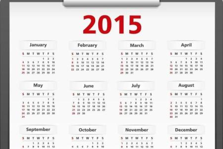 2015年12月日历高清打印版免费下载A4尺寸