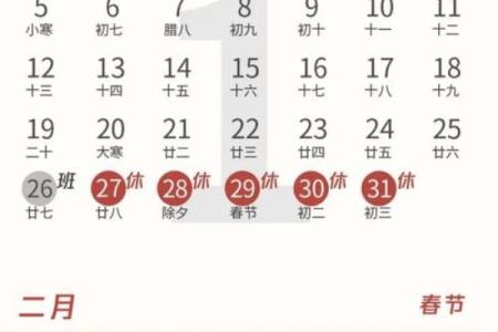 2025年哪几天是法定节假日 2025年是几号过年