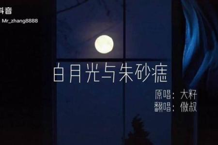白月光与朱砂痣歌曲原唱 白月光与朱砂痣歌曲原唱下载