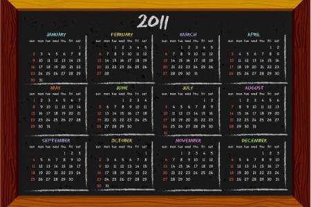 2011年历表(日历2011年)